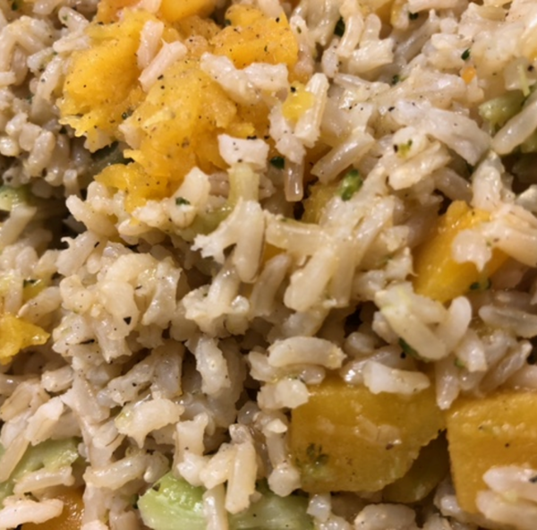 Butternut Squash & Broccoli Rice Pilaf