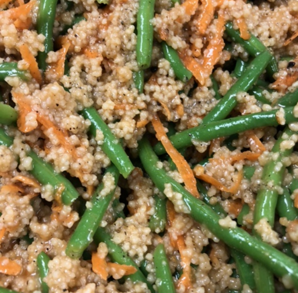 Couscous Salad with Sesame Ginger Dressing