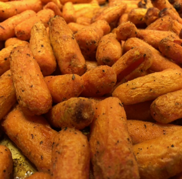 Lemon Thyme Jelly Roasted Carrots