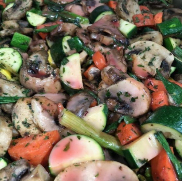 Roasted Garden Vegetable Salad